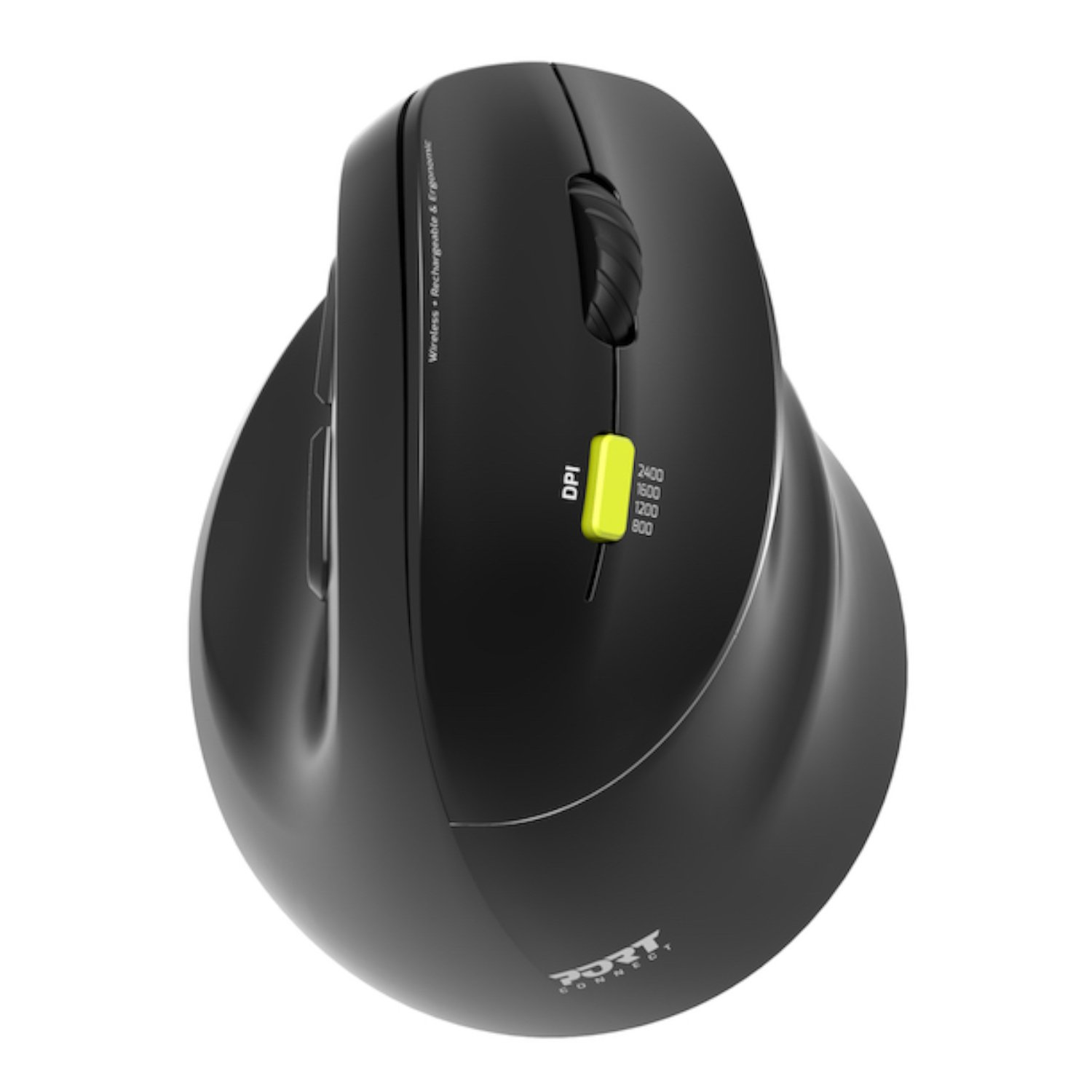 Port Connect Ergo Shape Bluetooth Rechargeable Mouse 1 910007_.PORT-MOUSE-ERGO-RECHARGEABLE-BT-RIGHT_wr_0. Port Connect Ergo Shape Bluetooth Rechargeable Mouse