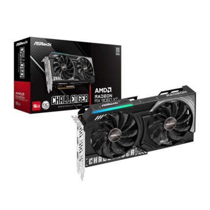 RX9060XTCHALLENGER16G_ASRock-AMD-Radeon-RX-9060-XT. ASRock Radeon™ RX 9060 XT Challenger 16GB OC Graphics Card (RDNA™ 4, PCIe 5.0)