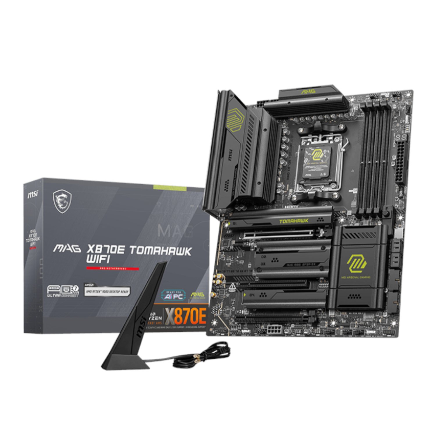 MSI MAG X870E TOMAHAWK WIFI AM5 ATX DDR5 Gaming Motherboard 1 MAGX870ETOMAHAWKWIFI_MSI-X870E-TOMHWK-WIFI-AM5-ATX. MSI MAG X870E TOMAHAWK WIFI AM5 ATX DDR5 Gaming Motherboard