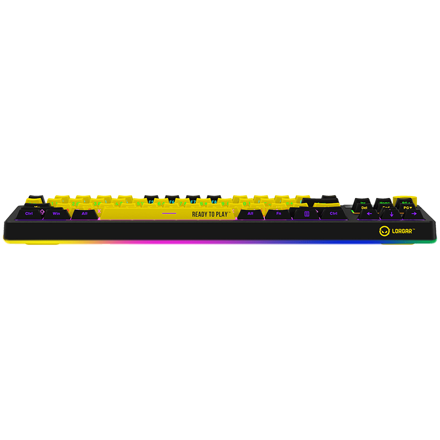 Lorgar KBP70TKLW Wireless TKL Mechanical Gaming Keyboard Pro - Black/Yellow 6 250506160020214125.jpg. Lorgar KBP70TKLW Wireless TKL Mechanical Gaming Keyboard Pro - Black/Yellow