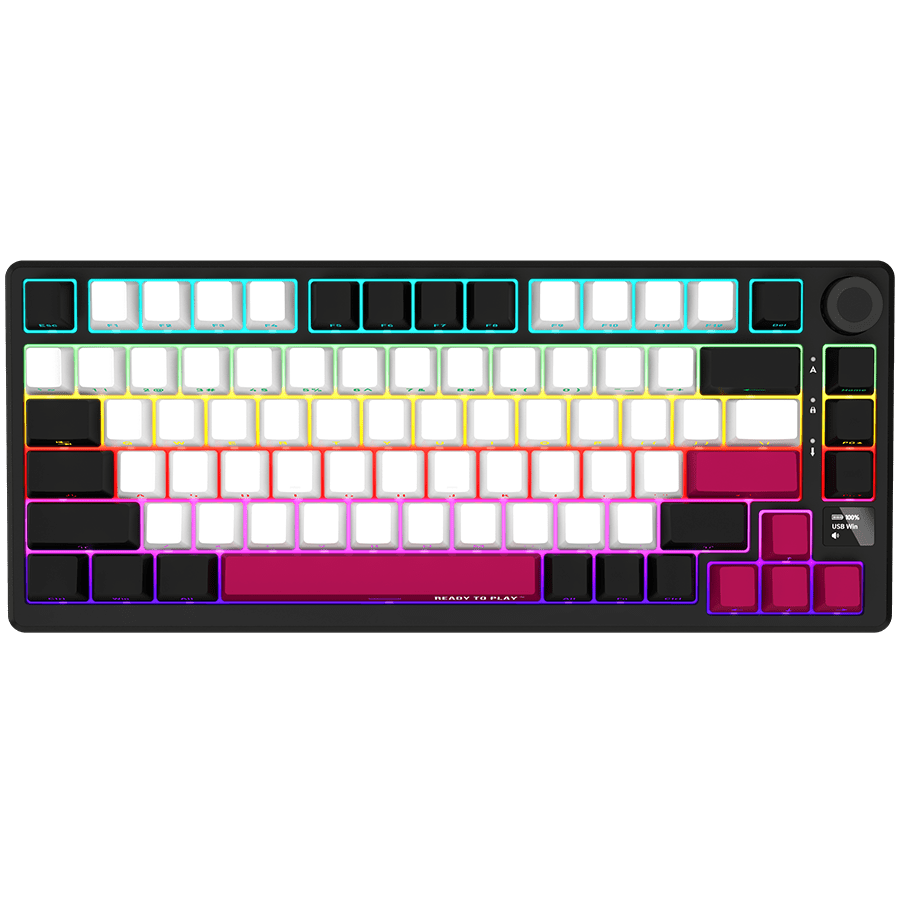 Lorgar KBP7075W Wireless 75% Mechanical Gaming Keyboard Pro - Black/Red 3 250326080009672982.jpg. Lorgar KBP7075W Wireless 75% Mechanical Gaming Keyboard Pro - Black/Red