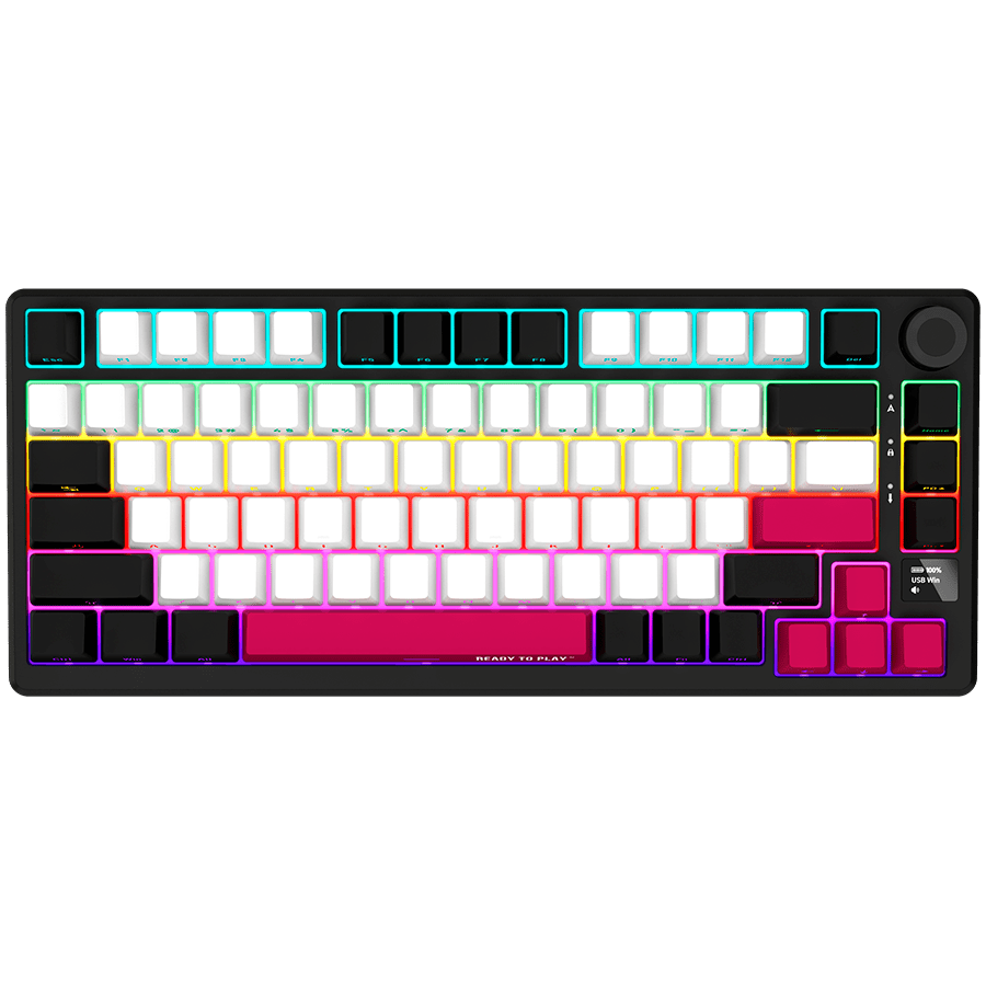 Lorgar KBP7075W Wireless 75% Mechanical Gaming Keyboard Pro - Black/Red 13 260605100017970631.jpg. Lorgar KBP7075W Wireless 75% Mechanical Gaming Keyboard Pro - Black/Red