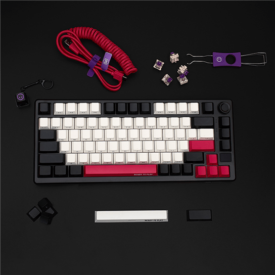 Lorgar KBP7075W Wireless 75% Mechanical Gaming Keyboard Pro - Black/Red 23 260605100018183440.jpg. Lorgar KBP7075W Wireless 75% Mechanical Gaming Keyboard Pro - Black/Red