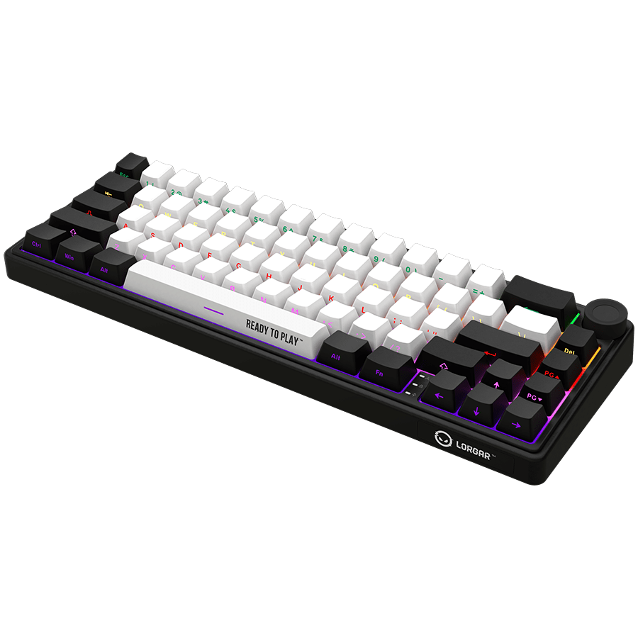 Lorgar KBP70MW Wireless 65% Mechanical Gaming Keyboard Pro - Black/Red 9 250318150009650482.jpg. Lorgar KBP70MW Wireless 65% Mechanical Gaming Keyboard Pro - Black/Red