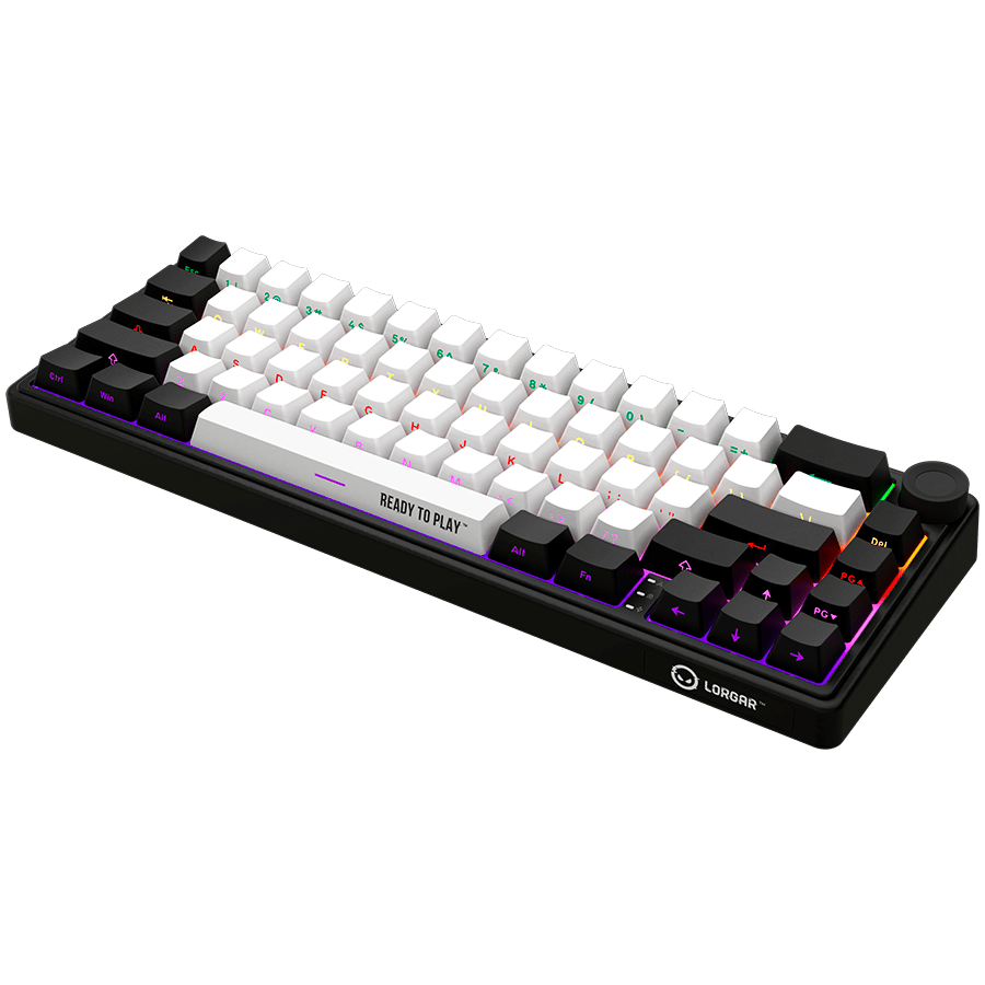 Lorgar KBP70MW Wireless 65% Mechanical Gaming Keyboard Pro - Black/Red 19 260605100017611686.jpg. Lorgar KBP70MW Wireless 65% Mechanical Gaming Keyboard Pro - Black/Red