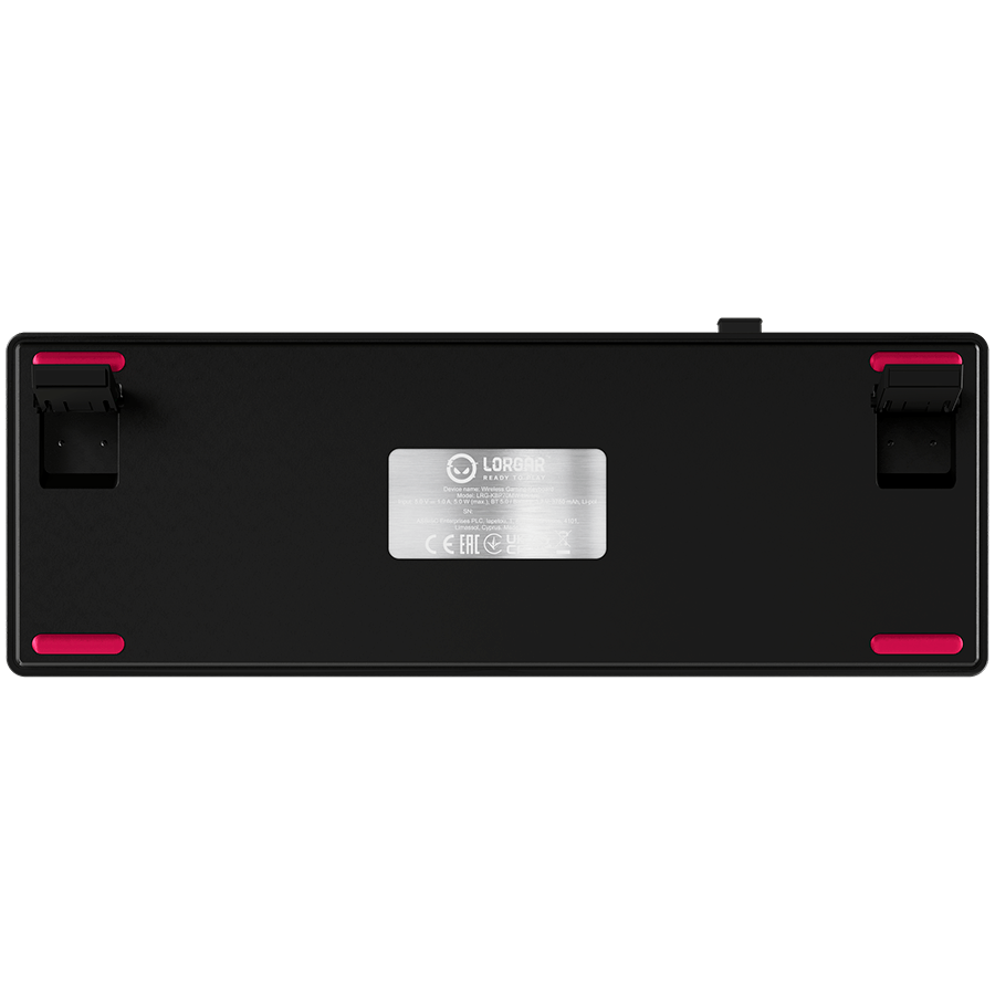 Lorgar KBP70MW Wireless 65% Mechanical Gaming Keyboard Pro - Black/Red 21 260605100017661027.jpg. Lorgar KBP70MW Wireless 65% Mechanical Gaming Keyboard Pro - Black/Red