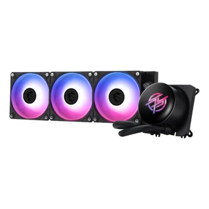 MPGCORELIQUIDP13360_MSI-MPG-Coreliquid-P13-360-AIO. MSI MPG Coreliquid P13 360 AIO Liquid CPU Cooler - Black