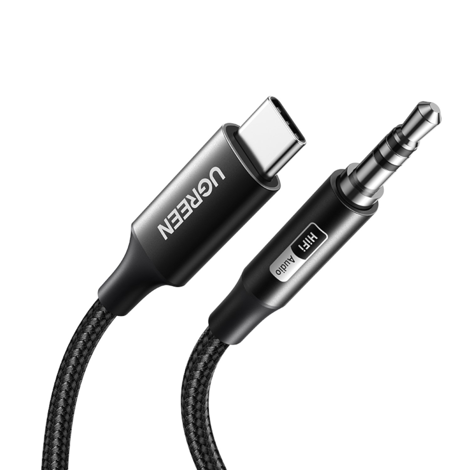 UGreen USB Type-C to 3.5mm AUX Audio Cable 3M - Black 1 CM450-65101_UGreen-USB-Type-C-to-3.5mm-AUX-Audio-C. UGreen USB Type-C to 3.5mm AUX Audio Cable 3M - Black