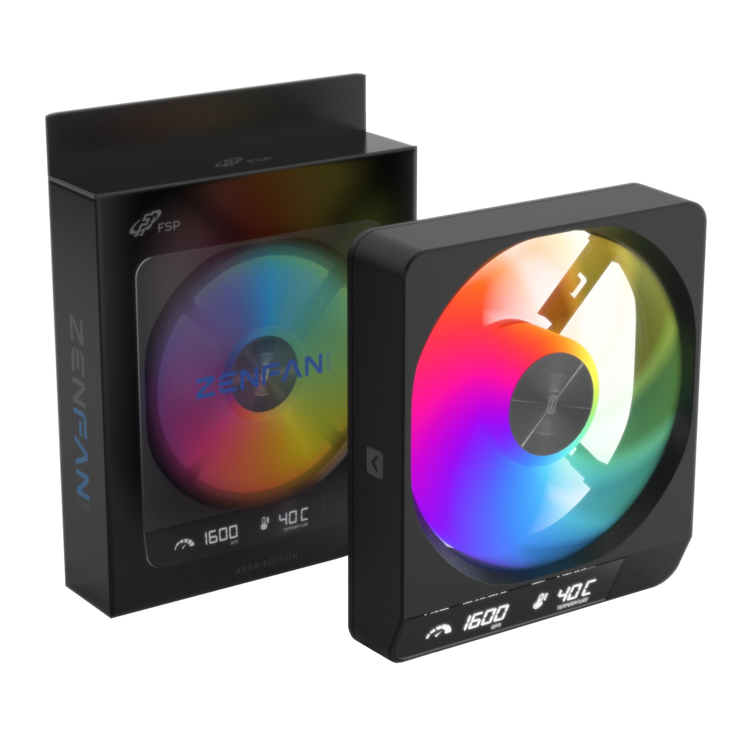 FSP ZENFAN 120mm ARGB PWM Smart Fan - Black 1 ZENFAN-BA_FSP-ZENFAN-120mm-ARGB-PWM-Smart-Fan-Blac. FSP ZENFAN 120mm ARGB PWM Smart Fan - Black