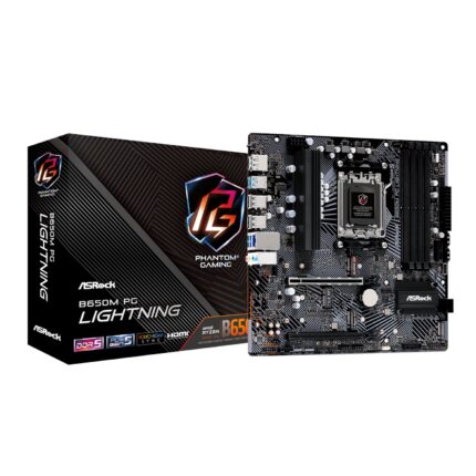 B650M-PG-LIGHTNING_ASRock-B650M-PG-Lightning-AMD-A. ASRock B650M PG Lightning AMD AM5 Micro ATX Motherboard
