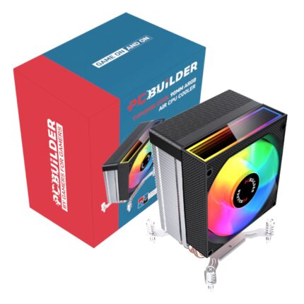 PCB-CA-TYPHOON-90_PCBuilder-TYHPOON-COOL-90mm-Air-. PCBuilder TYHPOON COOL 90mm Air CPU Cooler - Black