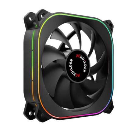 PCB-CF-TORNADO-120_PCBuilder-TORNADO-CHILL-120mm-A. PCBuilder TORNADO CHILL 120mm ARGB Fan - Black