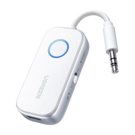 CM872-45812_UGreen-3.5mm-Bluetooth-5.4-Audio-Recei. UGreen 3.5mm Bluetooth 5.4 Audio Receiver/Transmitter - White