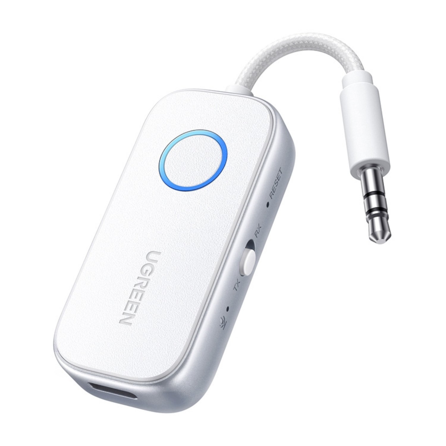 UGreen 3.5mm Bluetooth 5.4 Audio Receiver/Transmitter - White 1 CM872-45812_UGreen-3.5mm-Bluetooth-5.4-Audio-Recei. UGreen 3.5mm Bluetooth 5.4 Audio Receiver/Transmitter - White