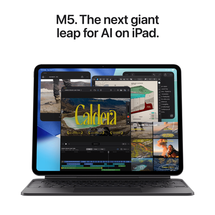 13-inch iPad Pro M5 Wi-Fi + Cellular 256GB with standard glass - Space Blac 8 251016120012186302.png. 13-inch iPad Pro M5 Wi-Fi + Cellular 256GB with standard glass - Space Blac