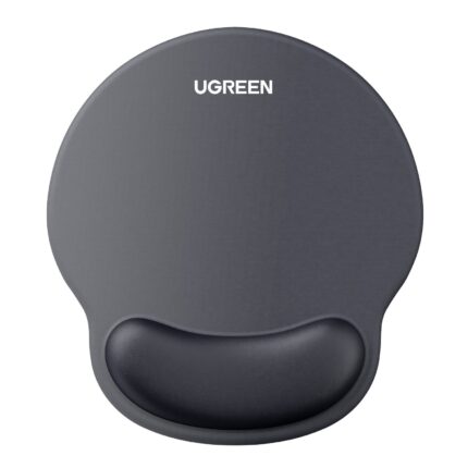 LP668-25245_UGreen-LP668-Ergonomic-Mousepad-with-W. UGreen LP668 Ergonomic Mousepad with Wrist Rest (220 x 245 mm) - Black