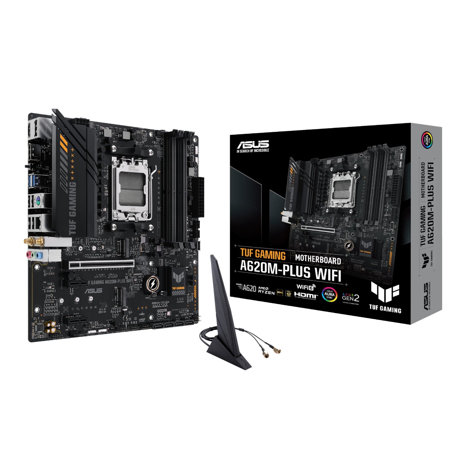 Asus TUF Gaming A620M-PLUS AM5 WIFI M-ATX Motherboard 1 TUFGAMINGA620M-PLUSWIFI_Asus-TUF-Gaming-A620M-PLUS. Asus TUF Gaming A620M-PLUS AM5 WIFI M-ATX Motherboard
