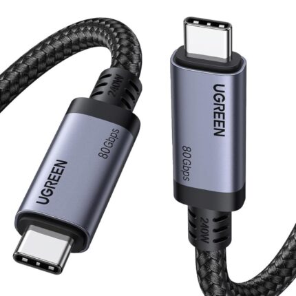 6941876263837_L706-65383.jpeg. UGreen USB4 Gen4 240W USB-C to USB-C Cable (Black)