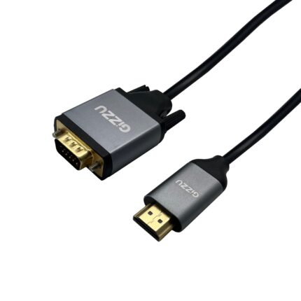 GCPHV18_Gizzu-Full-HD-HDMI-to-VGA-Cable-1.8m-Black. Gizzu Full HD HDMI to VGA Cable (1.8m) - Black