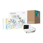 R-LM240-WHDMMC-1_DeepCool-LM240-ARGB-240mm-AiO-Liq. DeepCool LM240 ARGB 240mm AiO Liquid Cooler - White