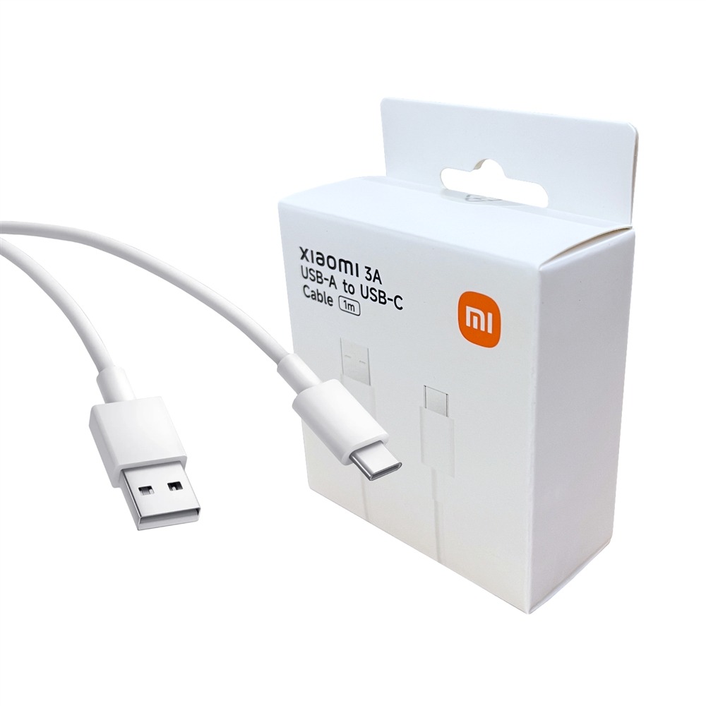 Xiaomi 3A USB-A to USB Type-C Cable 1M - White 2 BHR087GGL_Xiaomi-3A-USB-A-to-USB-Type-C-Cable-1M-W. Xiaomi 3A USB-A to USB Type-C Cable 1M - White