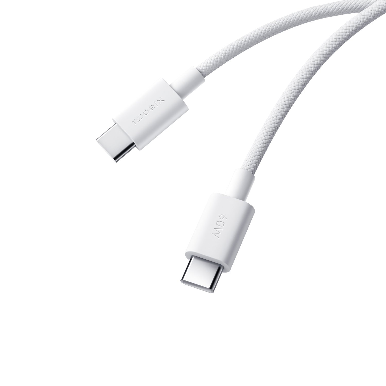 Xiaomi 3A Braided USB Type-C to USB Type-C Cable 1M - White 1 BHR0878GL_Xiaomi-3A-Braided-USB-Type-C-to-USB-Type. Xiaomi 3A Braided USB Type-C to USB Type-C Cable 1M - White