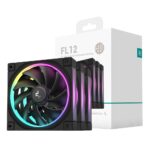 R-FL12SE-BKAPN3-G_DeepCool-FL12-3-in-1-ARGB-120mm-. DeepCool FL12 3-in-1 ARGB 120mm Fan 3 Pack - Black