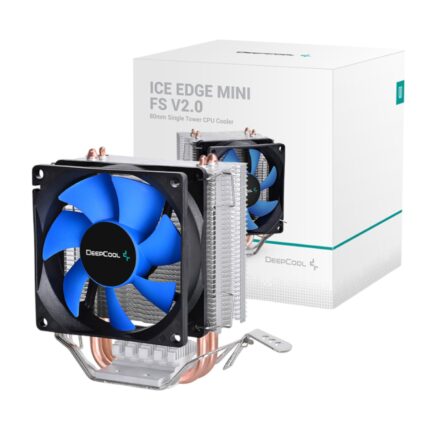 DP-MCH2-IEMV2_DeepCool-Ice-Edge-Mini-FS-V2.0-80mm-. DeepCool Ice Edge Mini FS V2.0 80mm CPU Air Cooler - Blue