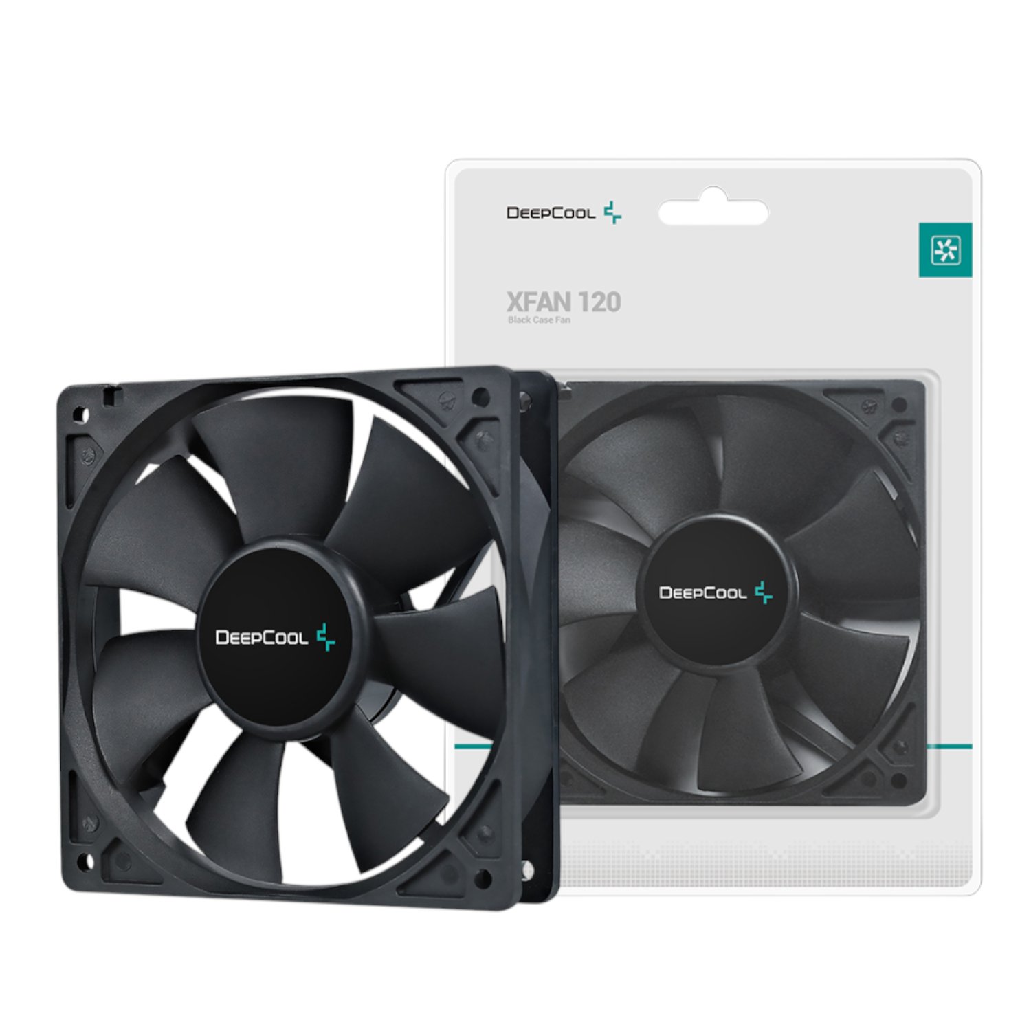 DeepCool XFAN 120mm Case Fan - Black 1 DP-FDC-XF120_DeepCool-XFAN-120mm-Case-Fan-Black_wr. DeepCool XFAN 120mm Case Fan - Black