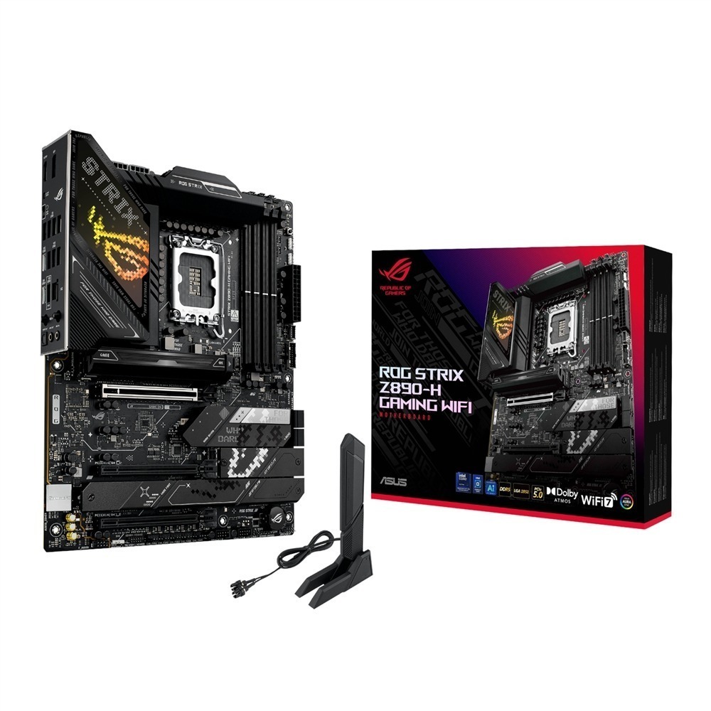 Asus ROG Strix Z890-H GAMING WIFI Intel LGA1851 ATX Motherboard 1 ROGSTRIXZ890-HGAMINGWIFI_Asus-ROG-Strix-Z890-H-GAM. Asus ROG Strix Z890-H GAMING WIFI Intel LGA1851 ATX Motherboard
