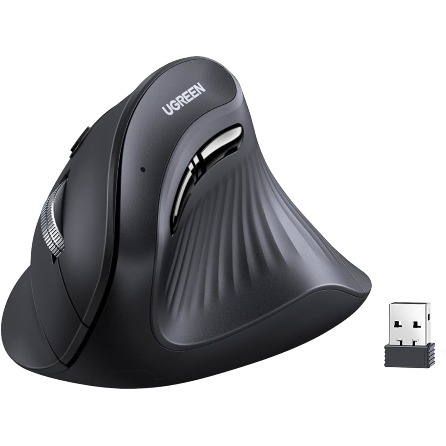 UGreen Multi-Mode Vertical Mouse Bluetooth and 2.4G Wireless–Black 1 MU008-25444_Ugreen-Multi-Mode-Vertical-Mouse.jpeg. UGreen Multi-Mode Vertical Mouse Bluetooth and 2.4G Wireless–Black