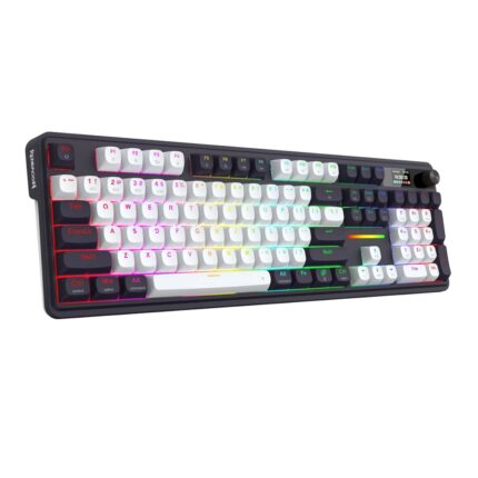 RD-K762WB-RGB-PRO_Redragon-K762WB-RGB-PRO-LCD-Full. Redragon K762WB-RGB-PRO LCD Full-size Gasket Mechanical Keyboard - Black