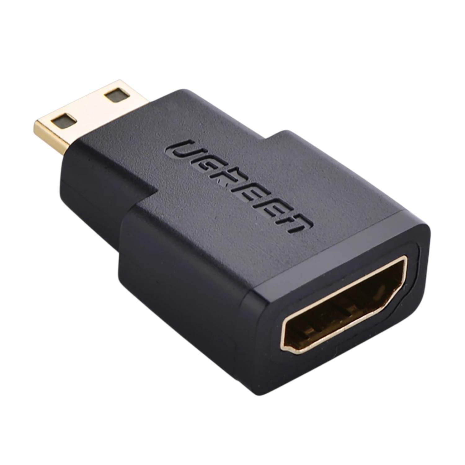 UGreen 20101-20101 Mini HDMI to HDMI Adapter - Black 1 20101-20101_UGreen-20101-20101-Mini-HDMI-to-HDMI-A. UGreen 20101-20101 Mini HDMI to HDMI Adapter - Black