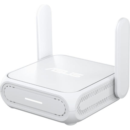 RT-BE58-GO_ASUS-Wifi-7-Travel-Router.jpeg. ASUS Go Wi-Fi 7 Dual-Band Travel Router with 5G-White