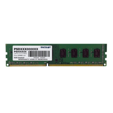 PSD34G160081_Patriot-Signature-Line-4GB-1600MHz-DD. Patriot Signature Line 4GB 1600MHz DDR3 Single Rank Desktop Memory