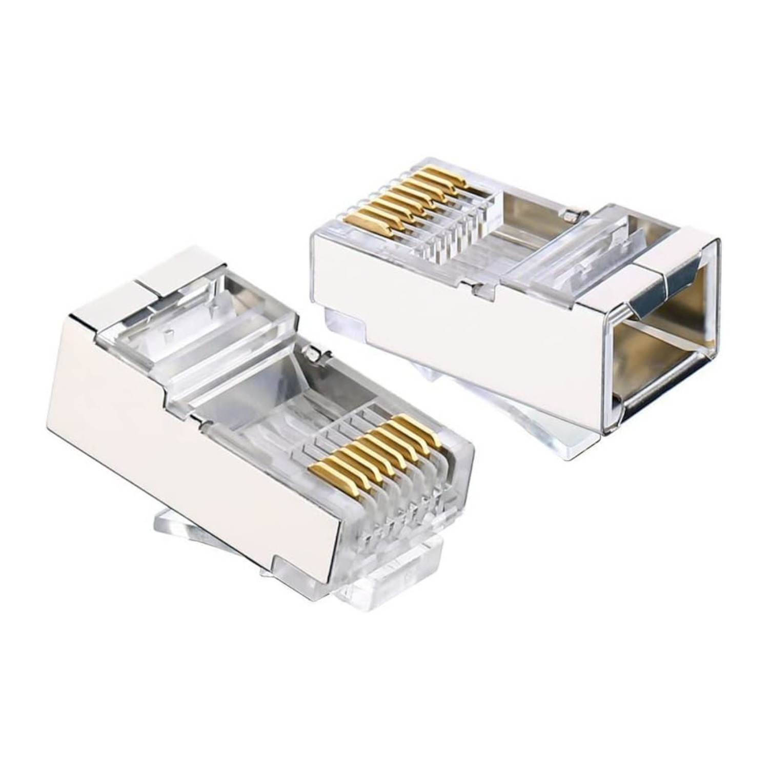 UGreen CAT6 FTP RJ45 Modular Plugs 10 Pack 1 NW111-20333_UGreen-RJ45-Cat6-Shield-Connector-Plug. UGreen CAT6 FTP RJ45 Modular Plugs 10 Pack