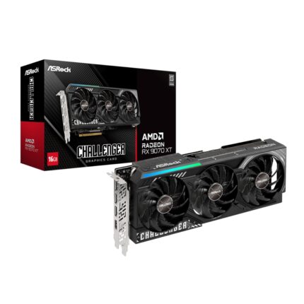 RX9070XTCHALLENGER16G_ASRock-Radeon-RX9070-XT-Chal. ASRock Radeon RX9070 XT Challenger 16G Graphics Card