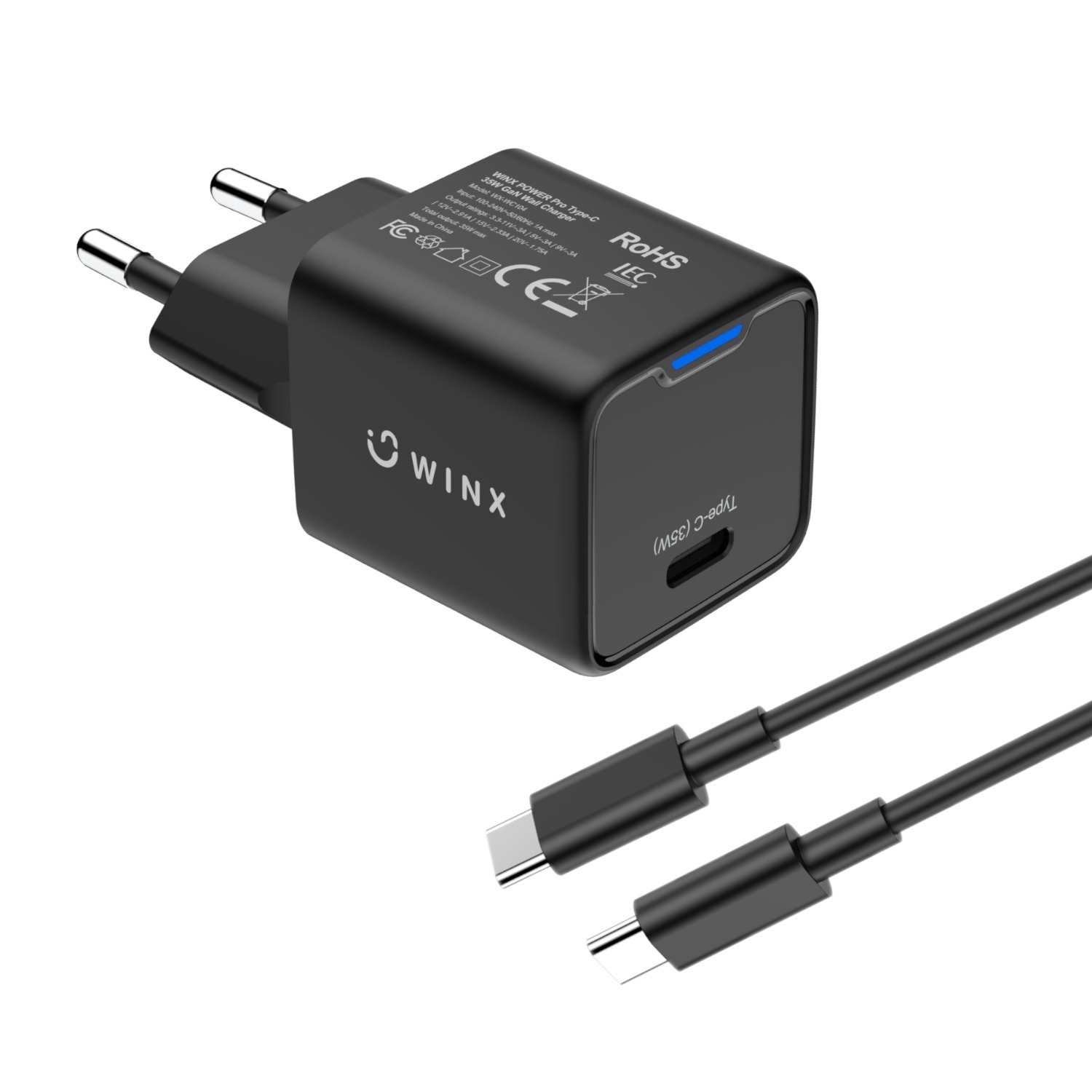 WINX POWER Fast Type-C 35W GaN Wall Charger 2 WX-WC104_WINX-POWER-Fast-Type-C-35W-GaN-Wall-Charg. WINX POWER Fast Type-C 35W GaN Wall Charger