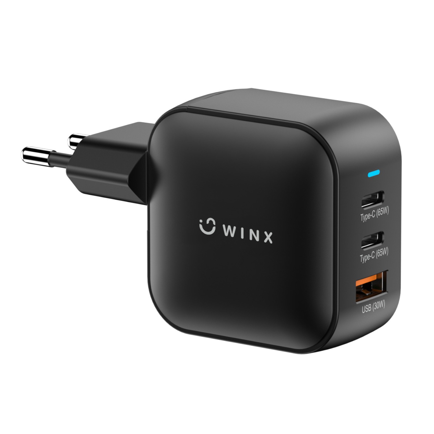 WINX POWER Max 65W GaN Wall Charger 1 WX-WC108_WINX-POWER-Max-65W-GaN-Wall-Charger-Black. WINX POWER Max 65W GaN Wall Charger