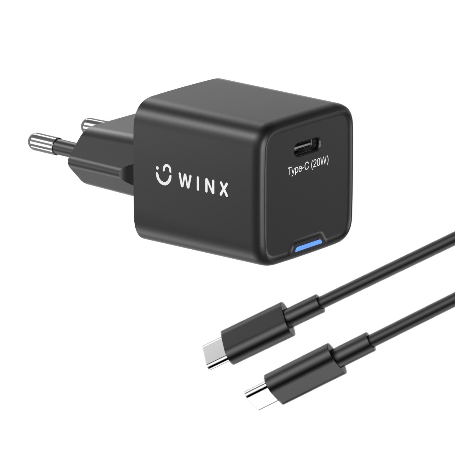 WINX POWER Essential Type-C 20W GaN Wall Charger 2 WX-WC103_WINX-POWER-Essential-Type-C-20W-GaN-Wall-. WINX POWER Essential Type-C 20W GaN Wall Charger