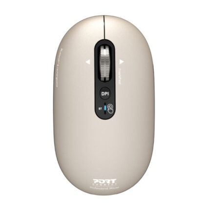 910504_Port-Connect-PURE-MAC-Rechargeable-Wireless. Port Connect PURE MAC Rechargeable Wireless and Bluetooth Mouse - Pearl