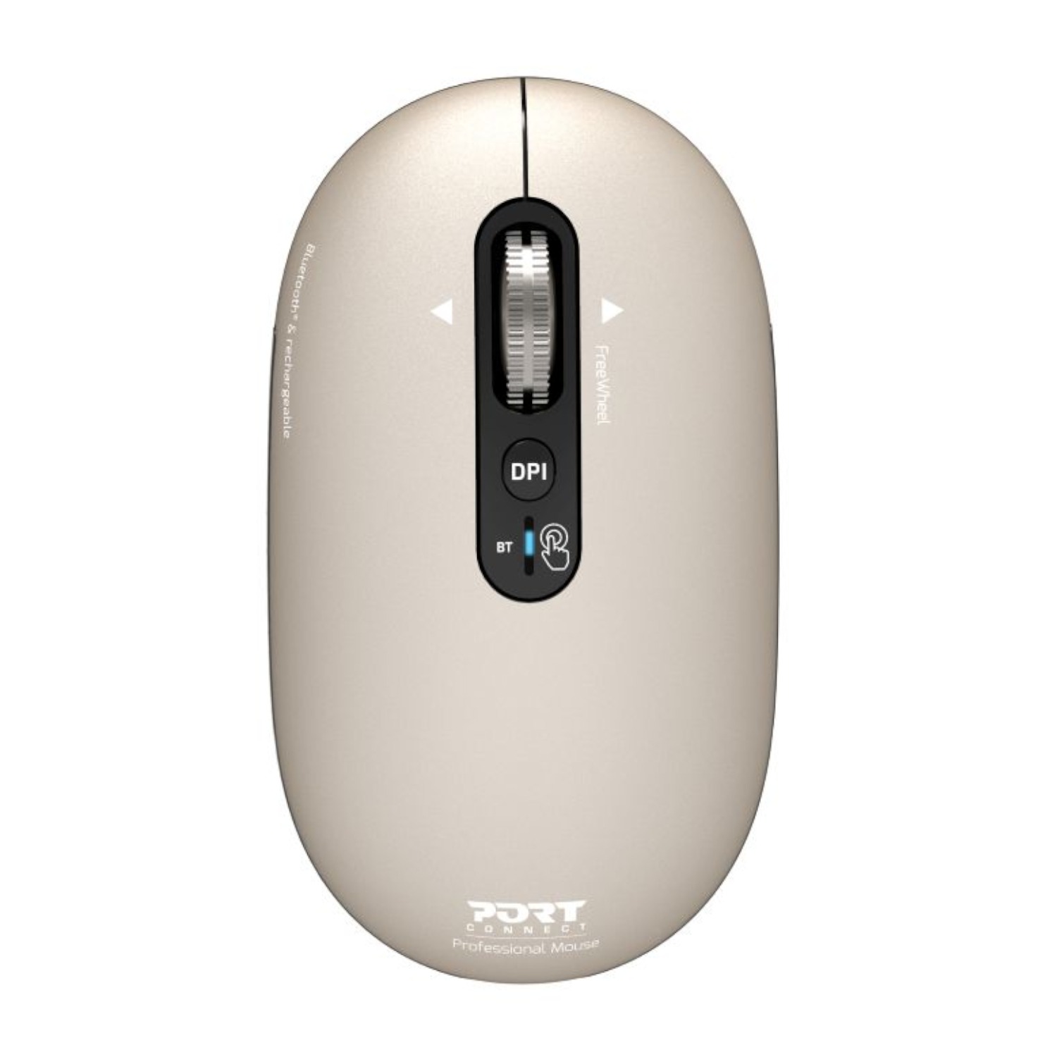 Port Connect PURE MAC Rechargeable Wireless and Bluetooth Mouse - Pearl 1 910504_Port-Connect-PURE-MAC-Rechargeable-Wireless. Port Connect PURE MAC Rechargeable Wireless and Bluetooth Mouse - Pearl
