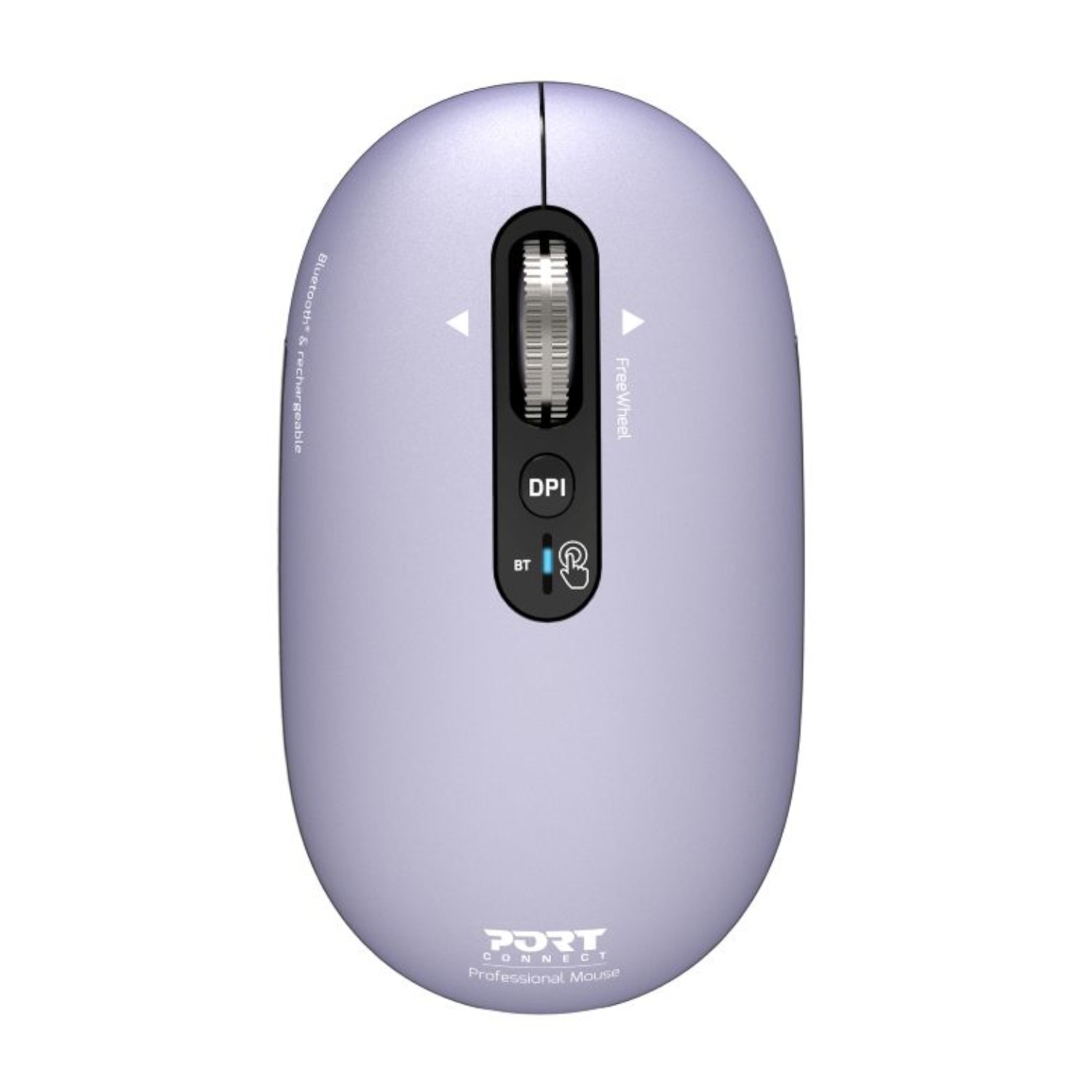 Port Connect PURE MAC Rechargeable Wireless and Bluetooth Mouse - Iris 1 910502_Port-Connect-PURE-MAC-Rechargeable-Wireless. Port Connect PURE MAC Rechargeable Wireless and Bluetooth Mouse - Iris