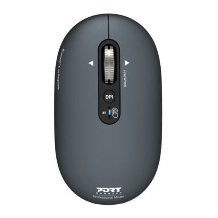 910501_Port-Connect-PURE-MAC-Rechargeable-Wireless. Port Connect PURE MAC Rechargeable Wireless and Bluetooth Mouse - Shadow