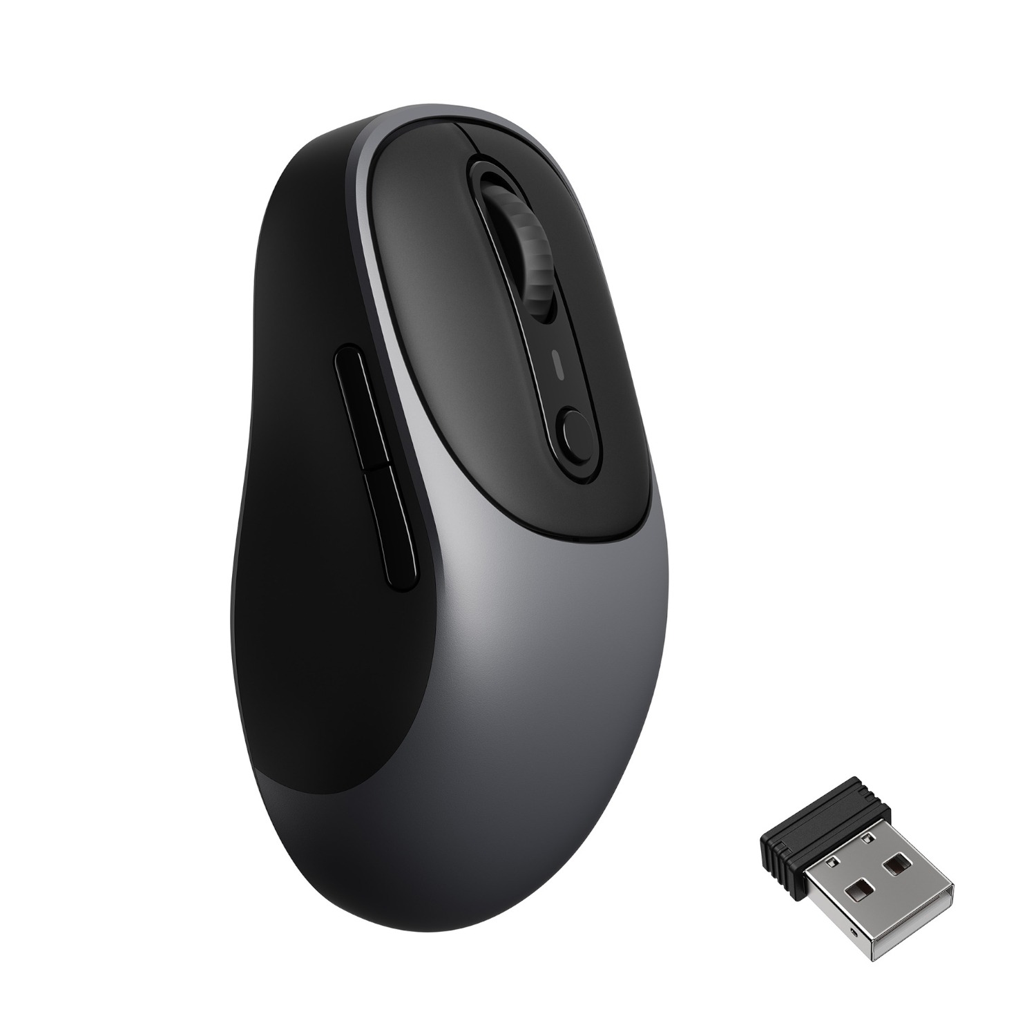Keychron BM24 Wireless Silent Mouse - Metal Grey 1 BM24-C61_Keychron-BM24-Wireless-Mouse-Metal-Grey_0. Keychron BM24 Wireless Silent Mouse - Metal Grey