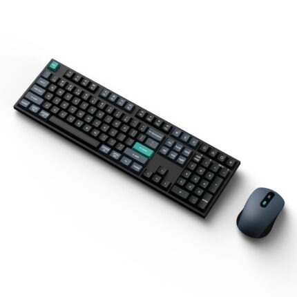 KCBD2_Keychron-B36-Kybrd-Mse-Combo-Black-Green02.j. Keychron B36 100% Layout Wireless Keyboard and Mouse Combo – Black/Green