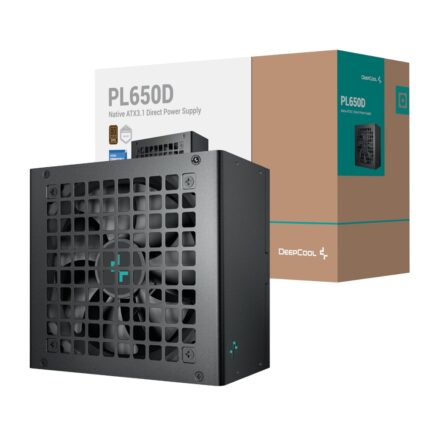 R-PL650D-FC0B-EU-V2_DeepCool-PL650D-650W-80PLUS-Br. DeepCool PL650D 650W 80PLUS Bronze ATX3.1 Semi-Modular Power Supply