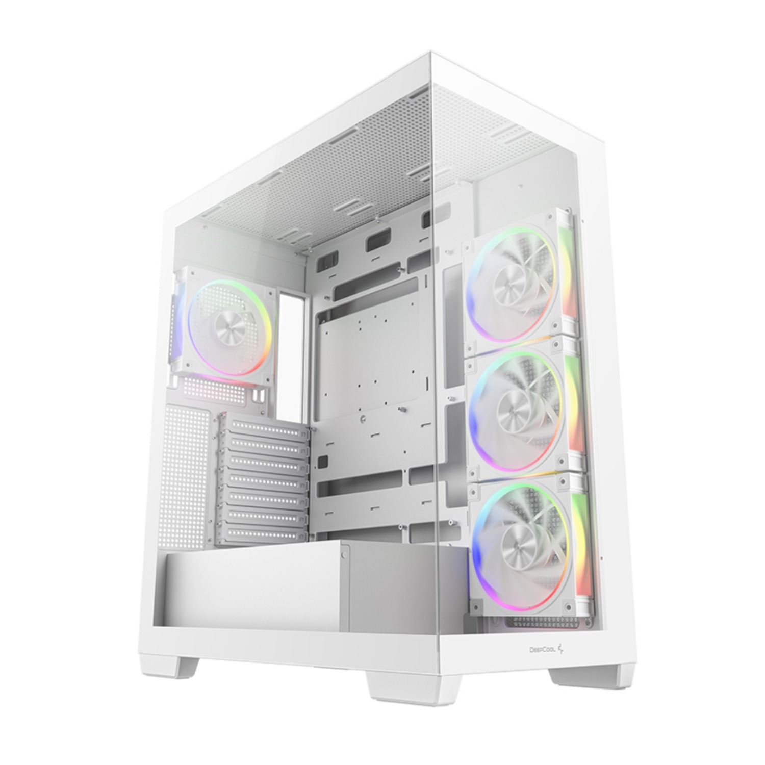 DeepCool CG580 4F V2 ARGB ATX Gaming Chassis – White 1 R-CG580-WHADA4-G-2_DeepCool-CG580-4F-V2-ARGB-ATX-G. DeepCool CG580 4F V2 ARGB ATX Gaming Chassis – White