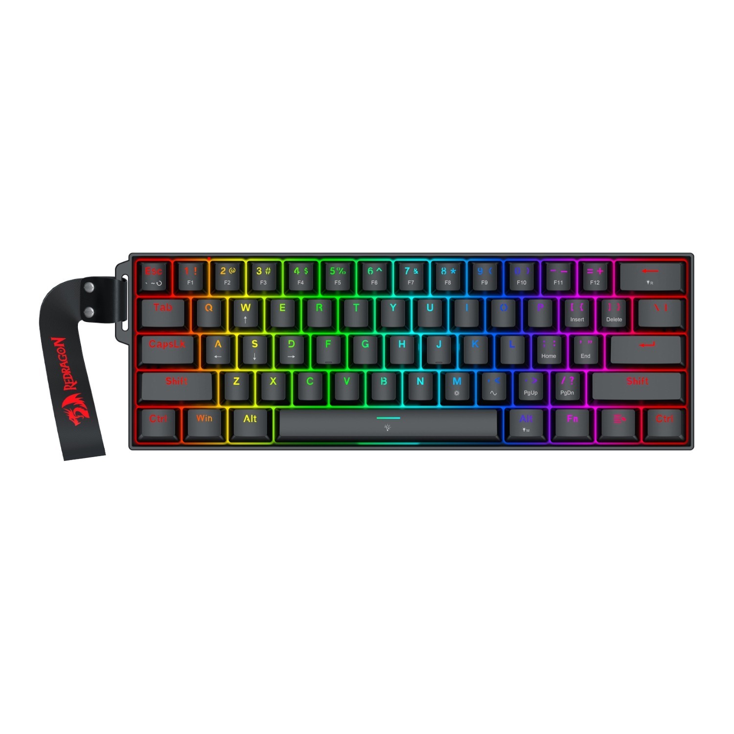 Redragon FIZZ Magnetic Plus 60% RGB Gaming Keyboard - Black 1 RD-K617RGB-MP_Redragon-FIZZ-Magnetic-Plus-60-RGB-G. Redragon FIZZ Magnetic Plus 60% RGB Gaming Keyboard - Black