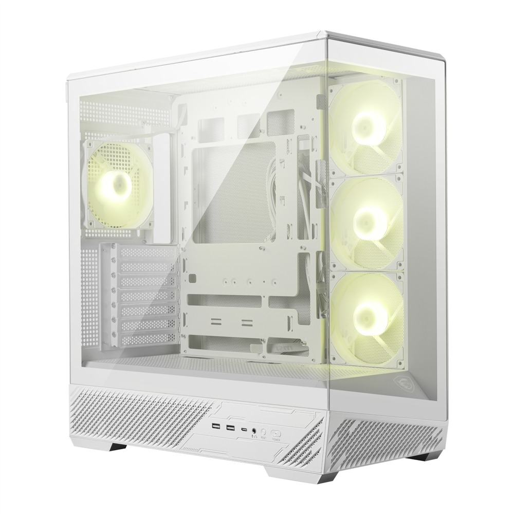 MSI MAG PANO 130R PZ ATX Gaming Chassis - White 1 MAG-PANO-130R-PZ-WH_MSI-MAG-PANO-130R-PZ-ATX-Gamin. MSI MAG PANO 130R PZ ATX Gaming Chassis - White